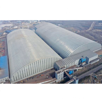 LF Space Frame Roof Coal Bunker Construction Bulk Storage System Industrial Coal Storage